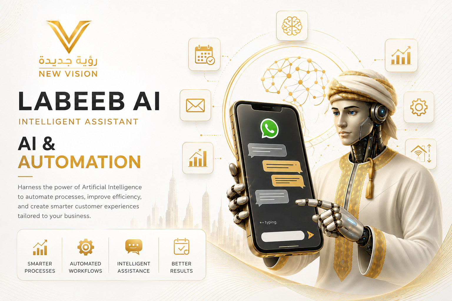 LABEEB AI – AI & Automation LABEEB AI – Intelligent AI & Automation Assistant