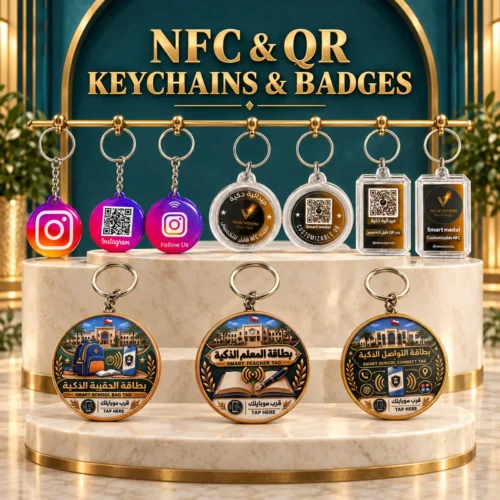 NFC & QR Keychains & Badges