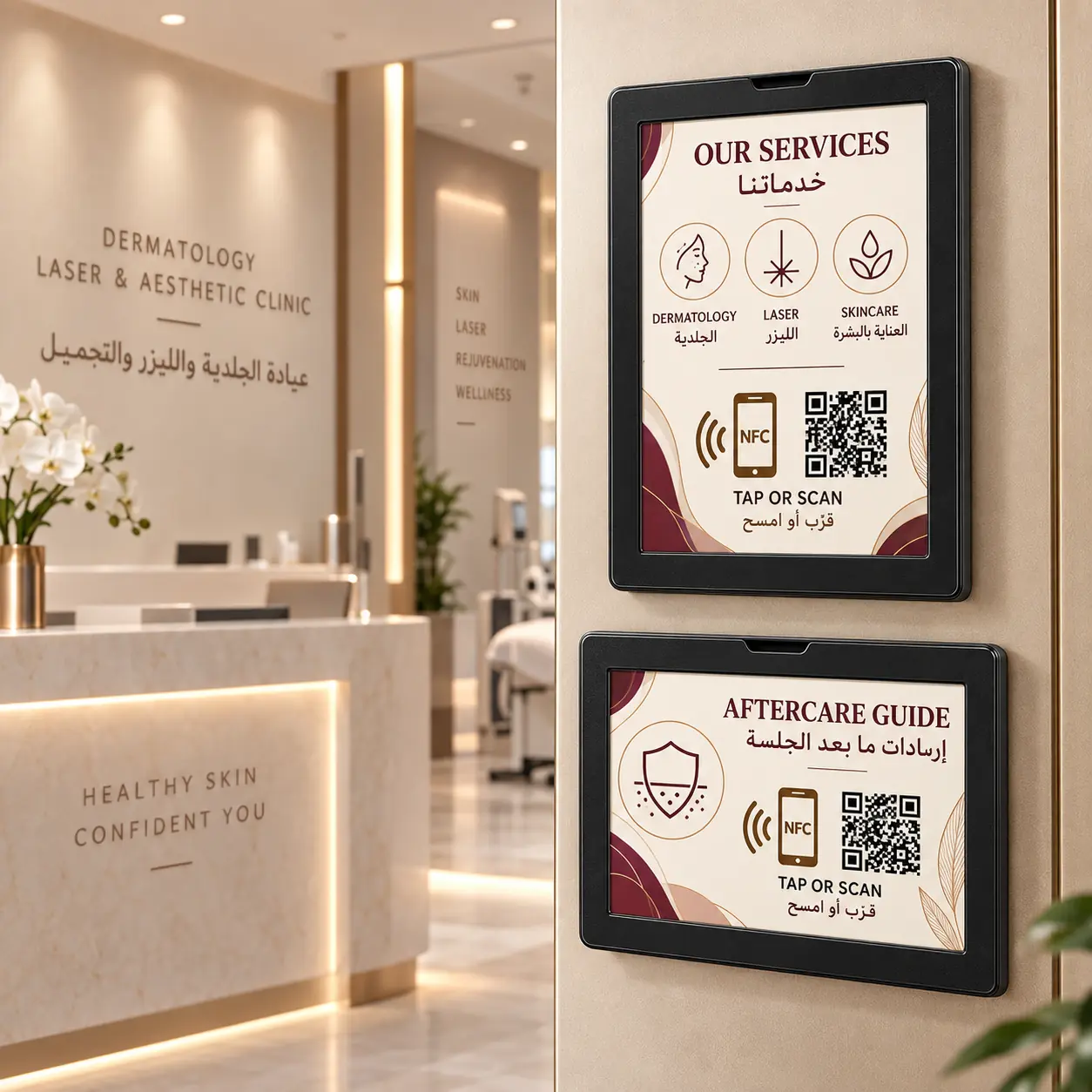Smart NFC & QR Magnetic A7 Display – Portrait & Landscape - Image 5