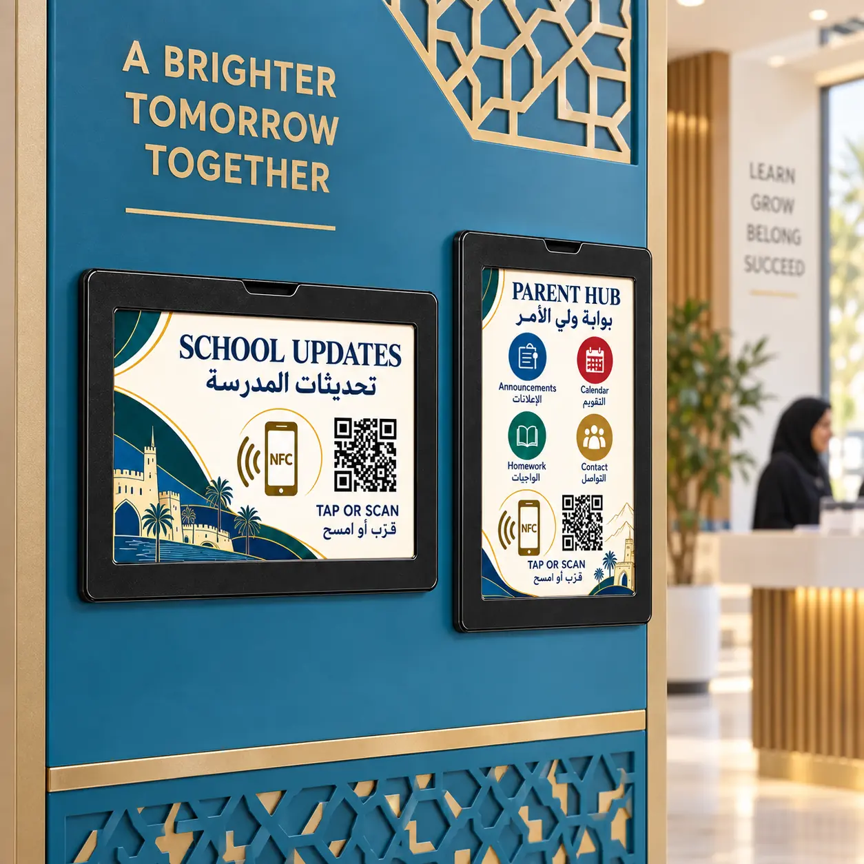 Smart NFC & QR Magnetic A7 Display – Portrait & Landscape - Image 3
