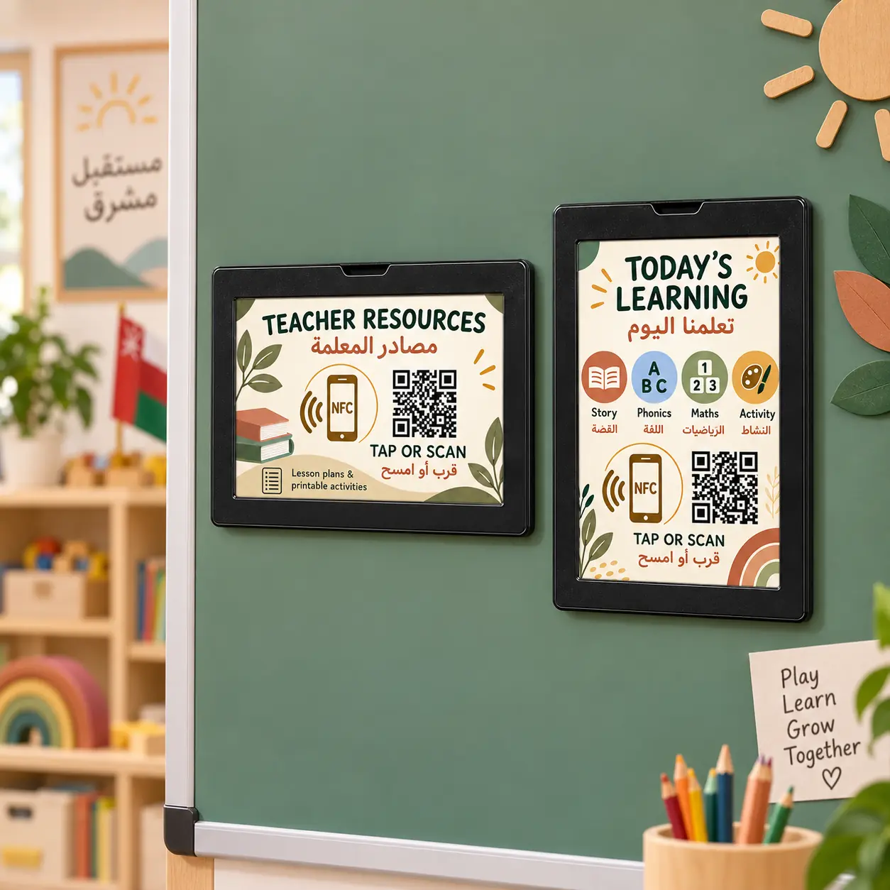 Smart NFC & QR Magnetic A7 Display – Portrait & Landscape - Image 4